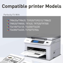 MEGOFFICE Compatible PGI-280XXL CLI-281XXL Replacement for Canon 280 281 Ink Cartridges 5 Color Value Pack for Canon TR8620a Ink Cartridges PIXMA TR8520 TR8620 TR7520 TR8600 TS6120 TS6220 TS9120