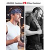 AWUMBUK Headbands for Men, Sweat Bands Head Sports Hair Bands