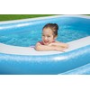 H2OGO! Blue Rectangular 8'6" Inflatable Family Pool | Perfect for