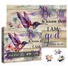 Religious Hummingbird Puzzles for Adults 1000 Pieces, Bird Flower Christian