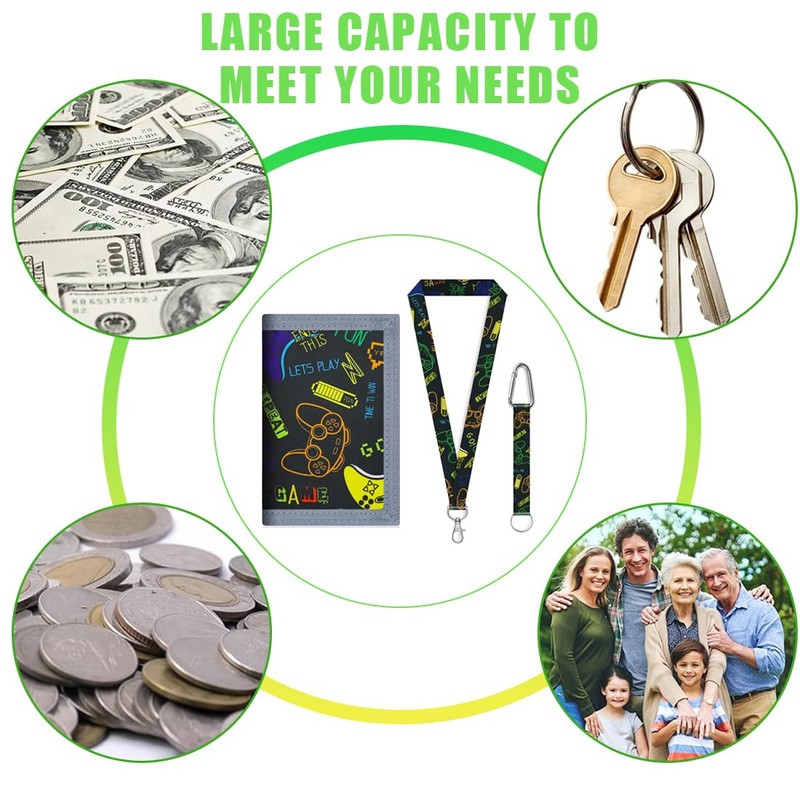 NHPY Pack of 1 children's wallet boys, wallet children, children's