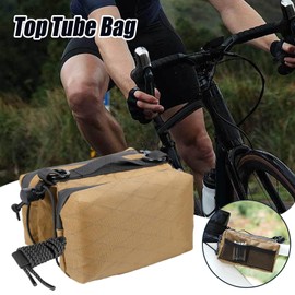 Top Tube Bag Cycling | Portable Cycling Frame Storage Bag,Quick-Release Zipper Organizer Pouch, Bike Supplies for Gloves Tissue Repair Tools Mobile