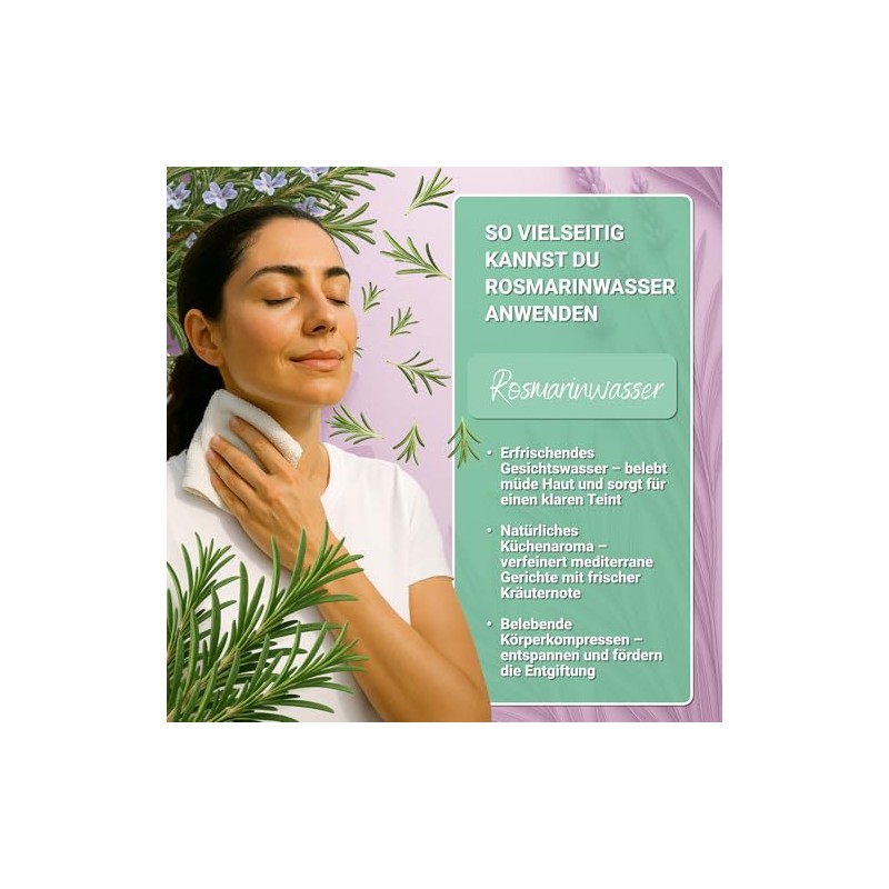 Rosemary Water (Verbenon) Organic - 500 ml