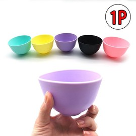Hand-sized rubber mask pack tool bowl / 한손크기 고무재질 마스크팩도구그릇