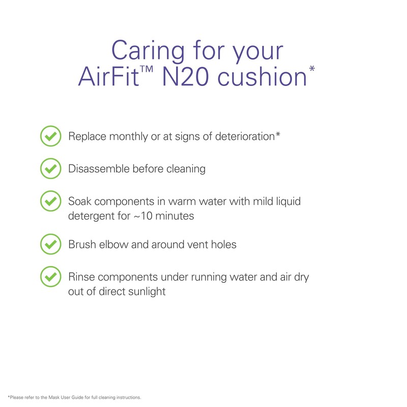 Resmed Airfit N20 Replacement Cushion - Medium