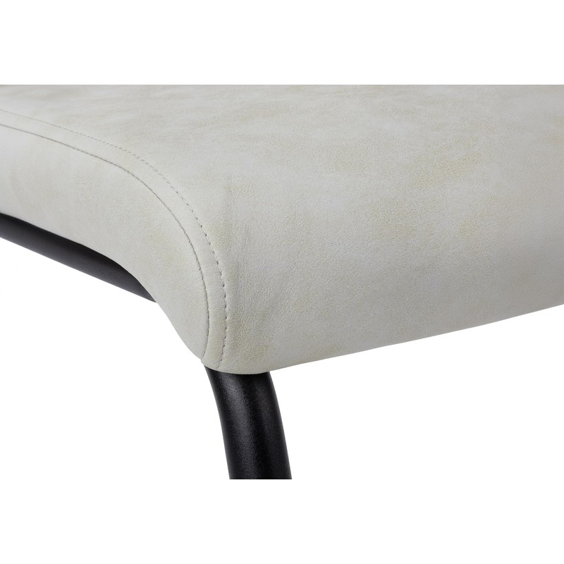 Monarch Specialties I CHAIR-2PCS / 39" H Fabric/Black Metal DINING