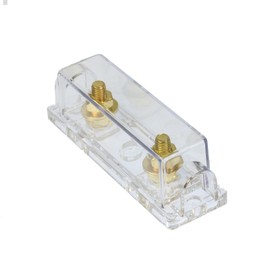 VOODOO ANL Fuse Holder Gold 2/0 1/0 4 8 (Ring Terminals Required) GA Inline (100 AMP)