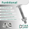 DSM - Carriage Bolts M6 x 40 mm DIN 603