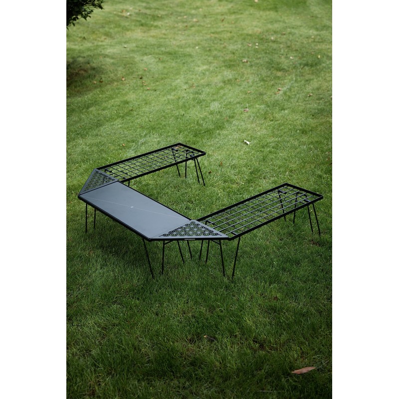 CAMPING MOON T-229-6C-2P Minimalist Rack for Connecting, Corner Extension, Aluminum