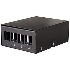 Delock Keystone 43409 Patch Panel 4 Port Black