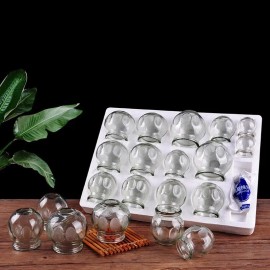 Ventosas terapeuticas desintoxicacion neumaticas Kit 14 mas 2 ventosas de siliconas azules para articulación