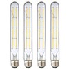 Leools 8W Dimmable Edison Led Tubular Bulb T10/T30,75 Watt Incandescent