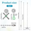 Bruislard 2 Pcs Glow in The Dark Ceiling Fan Chain