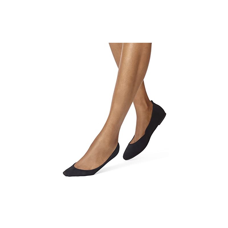 HUE womens Low Cut Shade Match With Heel Gel Tab