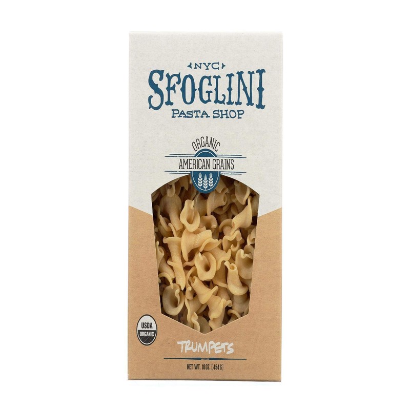 Sfoglini—Organic Durum Semolina Trumpets—Made with Traditional Techniques & Wholesome Organic
