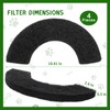 QUEARN 4 Pack Carbon Filters Compatible with Model 4, Cat