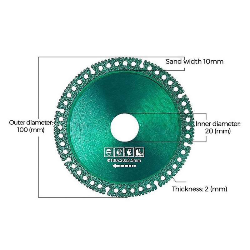 Cutting Saw Blade Multifunctional Incisive Smoothly Chip Removal Diamond Cutting
