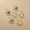 FANCIME Tree of Life Necklace for Women Yellow Gold Plated