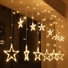 Christmas Decoration Star Curtain Light with Remote 3 Meter Lenght