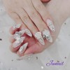 ⭐️ Happy Wedding Handmade Nail Tips ✨ - Short Stiletto