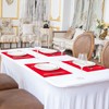 Rinpon Cloth Placemats Set of 8, Linen Type Fabric Placemats