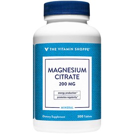 Magnesium Citrate 200mg Tablets, Magnesium Supplement as Citrate for Muscle Relaxation - Supports Nerve, Heart and Muscle Function - Boosts Energy... 