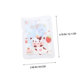 BIUDECO 6pcs Practical Ice Packs Reusable Bags Patterned Cartoon Design for Summer Boys and Girls Fever Relief Random Style