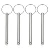 MECCANIXITY Quick Release Pins, Dia 1/4"(6mm) Usable Length 2.24"(57mm) Total