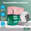 Winthorpe High Pressure Rain Shower Head with Widespread Coverage, Easy