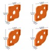 Multi-Sided Set of Corner Routing Radius Jig Router Templates |