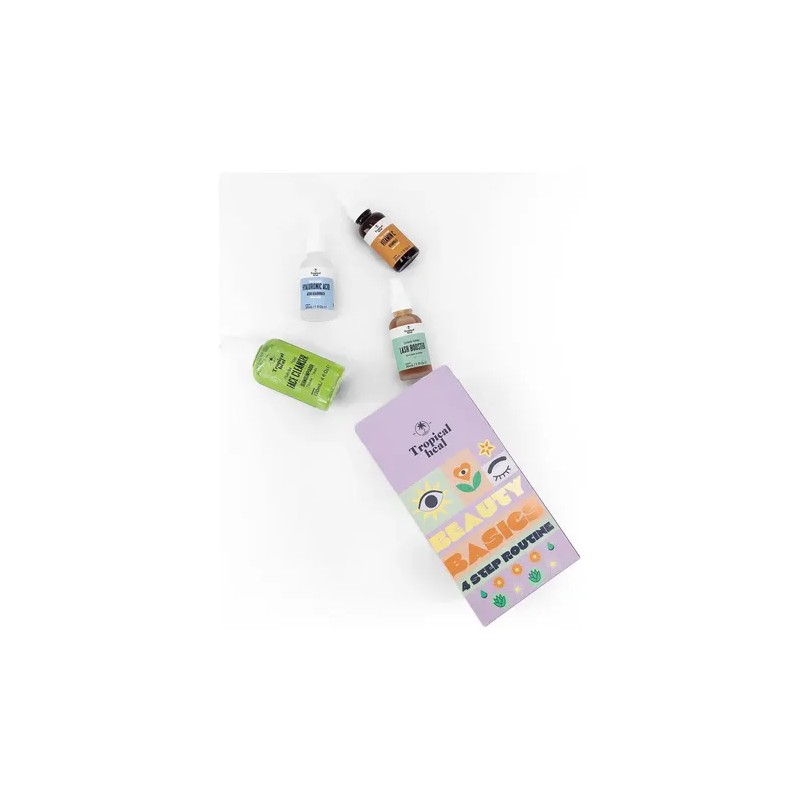 Kit Cuidado Facial Rutina 4 Pasos Beautybasics Tropical Heal