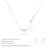 HERIER Silver Necklace for Women Sterling Silver CZ Diamond Necklaces