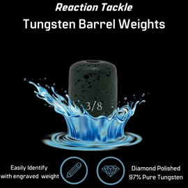 Reaction Tackle Tungsten Barrel Weights - 3/4oz-Green Pumpkin