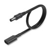 USB C Female Input to DC 5.5x2.1mm Power Charge Cable,