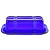 Home-X Glass Butter Dish With Lid - Vintage Style Keeper