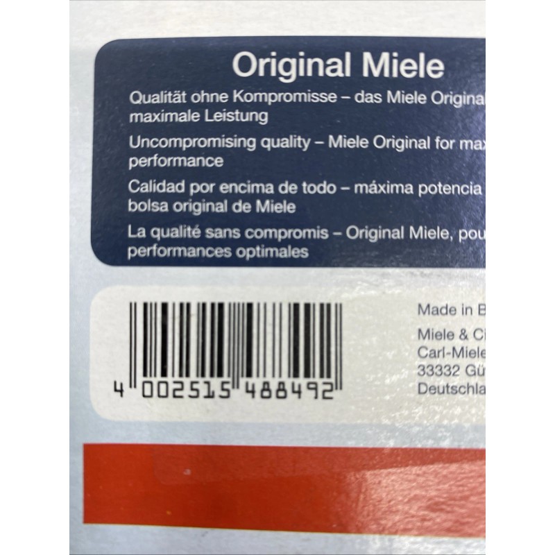 Miele GN Vacuum Bags - 3D AirClean - 4 HEPA