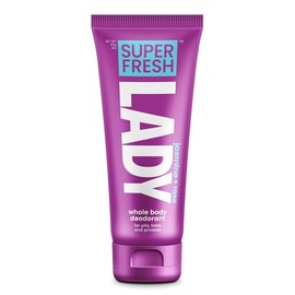 Super Fresh Co. Desodorante Corporal Super Fresh Lady Para Mujer. Loción En Polvo Sin Aluminio Para Zonas Íntimas Y Pliegues De La Piel. Controla El  