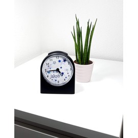 Children's Alarm Clock with (Chosen) Name Children's Alarm Clock Analogue Dial | No Embroidery with Light |ideal for School Children Flowers