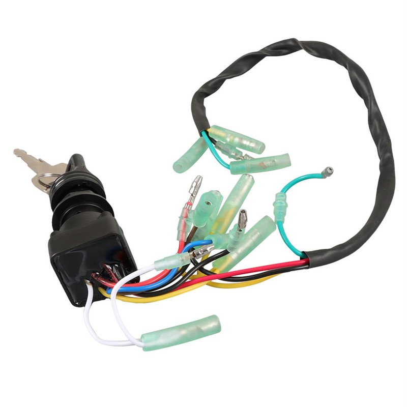 ANTUKO 703-82510-43-00 Ignition Main Key Switch Set Replacement for Outboard
