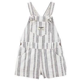 OshKosh B'gosh Baby Girls' Striped Jacquard Shortalls - 9 Months