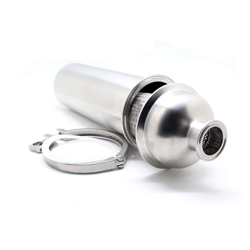 QiiMii 1.5" Tri-Clamp Filter SS304 Sanitary Fittings Inline Straight Strainer