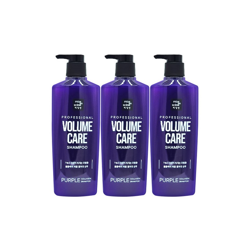Mise-en-scène volume care shampoo 680ml 3 pack / 미쟝센 볼륨케어