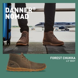 Danner Pilgrim 37640 4.5" Chukka Boot - 4.5" Forest Chukka Timberwolf with Durable Leather Upper - Secure Lace-Up System - Rubber Sole for Solid Traction - Lightweight Design - Timberwolf - 11.5