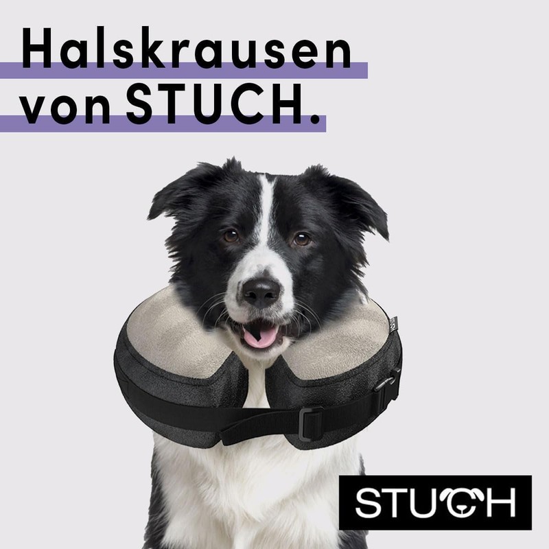 STUCH Inflatable Neck Brace, Extremely Soft Protective Collar for a