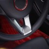 Steering Wheel Emblem Decor Sticker Badge Decoration Logo (Round Steering