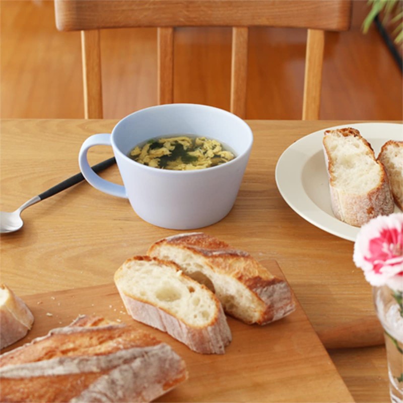 SAKUZAN Sara Soup Cup Stylish Set, Pair in Wooden Box,