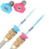 CHDUYUHMAOY 7 Pack Pressure Washer Spray Nozzle Tips Multiple Degrees,