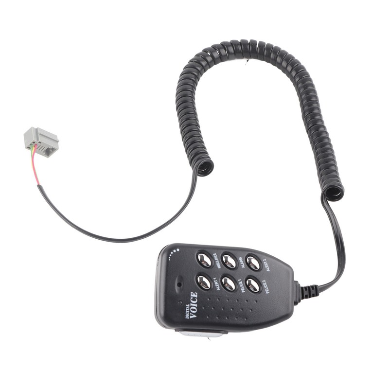 50W 120dB Car Loud Horn 6 Sounds Emergency Warning Alarm