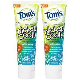Tom's of Maine Wicked Cool Anticavity Paste - 4.2 oz - 2 pk
