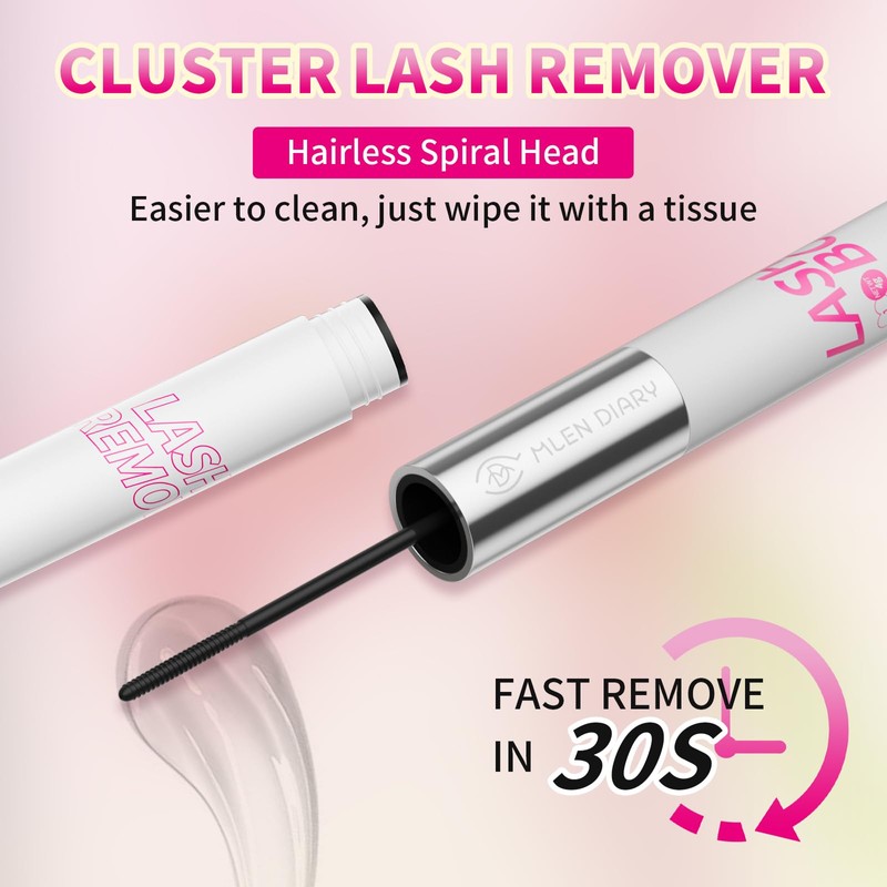 MLEN DIARY Lash Bond and Remover, 2 in 1 Cluster
